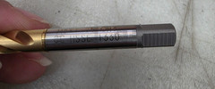 (4) OSG M8x 1.25 II 3FX MOD-BOTT (JIS) TIN (11601TIN) Spiral Flute Bit