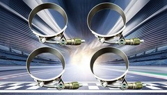 2”/2.25”/2.5”/3″/4” inch Turbo Hose Coupler T-bolt Clamps Stainless Steel