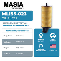 GA-55 8000 Hours Filter Kit (1613-9503-00, 1622-4601-80, 1622-3656-00)