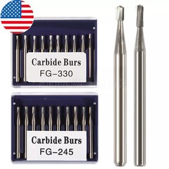Dental Carbide Burs Tungsten Steel Bur FG 330/FG 245 for High Speed Handpiece sa