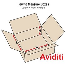 Shipping Boxes Flat 14.375″L x 12.5″W x 3.5″H 25-Pack – Corrugated Cardboard …