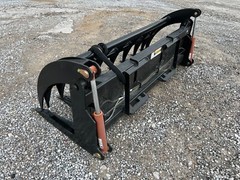 84” Root Rake Clam Grapple with Skid Steer Quick Connect