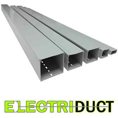 2″ x 2″ Solid Wall Wire Duct – 6 Sticks – Total Feet: 39FT – Gray – Electriduct