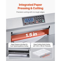 Electric Paper Cutter, 300W Heavy Duty, 11.8 in Cutting Width, 38 mm Thickness