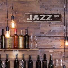 JAZZ Vintage Style Street Sign Metal Plastic music musicians artists club singer