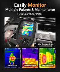 Thermal Camera 256X192 IR Pixels Upgraded Thermal Imaging Camera Dual-Light Fusi