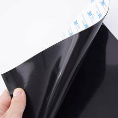 2 Pack Self-Adhesive Rubber Pad Sheet, 6 X 6 Inches, Black,Thin Silicone Rubber