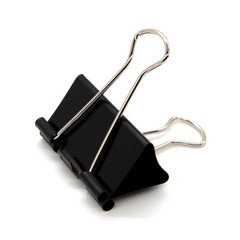 Large Binder Clips 1.6-Inch (24 Pack), Big Paper Clamps Clips for Office Supplie