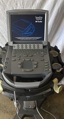 SonoSite M-Turbo Ultrasound System (2014) With 2 Transducer Probe & Rolling Car