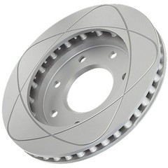 Front Slotted 330mm High Performance Brake Rotors Pads Set 4WD SUV 54110-D1083