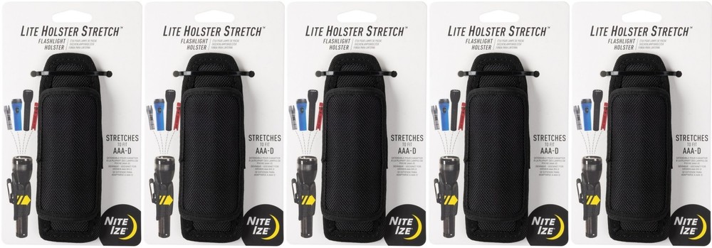 Nite Ize Lite Holster Stretch Flashlight Holster (5-Pack)