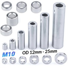 Aluminium Standoff Spacers M10(10 mm) Round Spacer Multi-Packs 12-26 mm OD