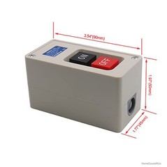 3 Phase on off Push Button Switch, 220V/240V 30A Industrial Motor Starter Switch