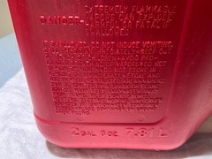Blitz Pre-Ban 2 Gallon 8oz Easy Pour Self-Venting Gas Can MODEL # 50810 Free Sh