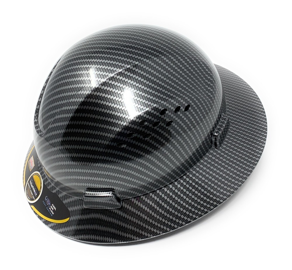 Full Brim Hard Hat with Fas-trac Suspension
