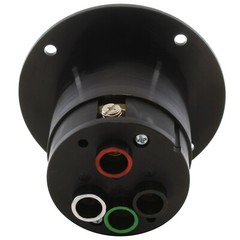 50 Amp 125/250 Volt CS6375 4-Prong Locking Male Plug Inlet Assembly by AC WORKS®