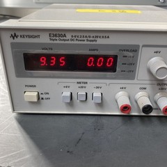 Agilent/Keysight E3630A 0-6V 2.5A/0-±20V 0.5A TRIPLE OUTPUT DC POWER SUPPLY