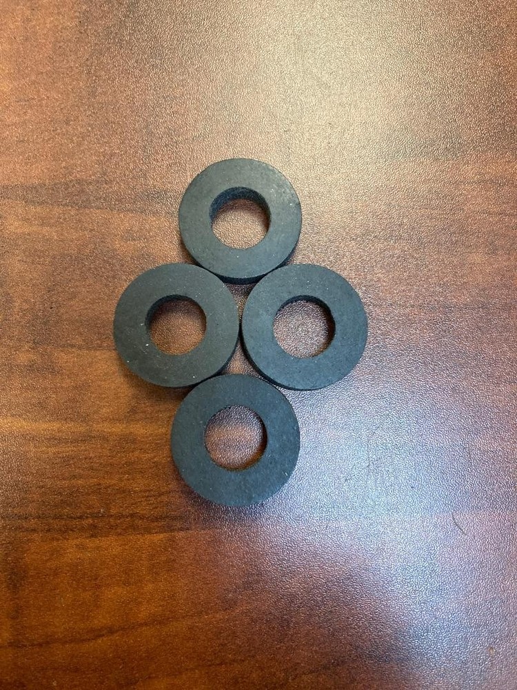Viton Rubber Washer 1″ OD x 1/2″ ID x 1/4″ thk. 4 Pack Fuel & Oil Resistant