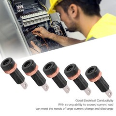 10pcs Banana Jack Socket Durable Connectors For Electronic Instruments