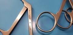 Aesculap OG350R,352R,353R,355R Surgical ENT Scissors Instruments Set of 7 W-Tray