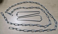 Lithonia Lighting HC36 Shop Light Fixture Hanging Chain & Hook Set, 36″