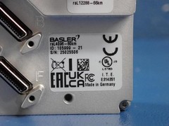BASLER RACER RA4096-80KM 4k, 80kHz CameraLink Line Scan Camera 105999-21