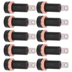 10pcs Banana Jack Socket Durable Connectors For Electronic Instruments