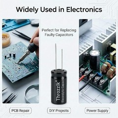 1000uF 10V Electrolytic Capacitor 8x12mm 20pcs MFD 10 Volt 0.32×0.47in Aluminum