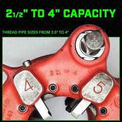 Staten Tools 38120 RH Dies 2-1/2″ – 4″ fits RIDGID® 141 Pipe Receding Geared Thr