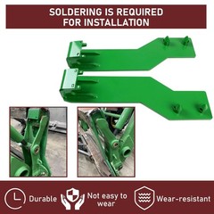 For John Deere Quick Tach Bracket Tractor Loader Brackets Weld On Mounting Set