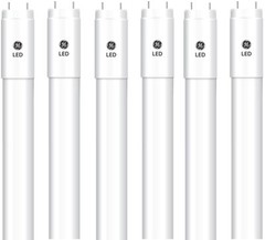 (Case of 6) GE 34289 LED T8 Tube,14 watt, 48 inches, Type A, plug and play,