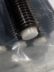 🔥M16 X 2.0mm X 8.000”/205mm Threaded Rod Screw W/ Dog Point Nylon Tip, New🇺🇸