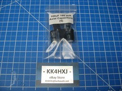SC – GHA Series – Axial Electrolytic Capacitors – 160v 100uF – 5 Pieces