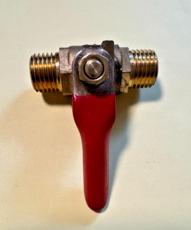 1/4″ Male x Male NPT Brass Ball Valve Moisture Air Tank Drain Shut Off each