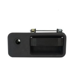 Car Door Handle Exterior Front Driver Left Textured Metal Black 20398466