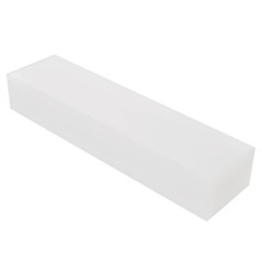 HDPE Block WhitePE Polyethylene Rectangular Solid Plastic Tapping（2″ x 12″ x 3″）