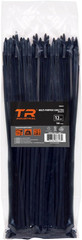 (100) 50 Pounds 14 Long BLACK UV Cable Zip Ties Ty Wraps Made USA