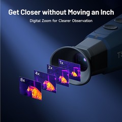 Topdon TS004 Pro 512×384 TISR Thermal Imaging Monocular 32GB 5 Display Modes