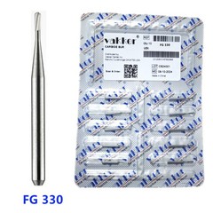 10-100pcs FG 330 Dental Pear Carbide Burs 19mm Friction Grip Bits for High Speed