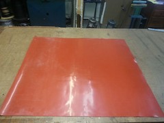 SILICONE RUBBER SHEET 3/32 THK X 36″WIDE x36″ LONG FREE SHIPPING