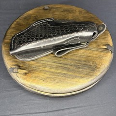 Tex Shoemaker 11PL Black Basket Leather OWB Paddle Holster For S&W K Revolver 3”