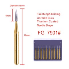 Dental Tungsten Carbide Burs Finishing Polishing Trimming FG Egg Football Flame