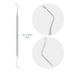 10 Style Dental Spoon Excavator Double Ended Instruments Stainless Steel Tooth