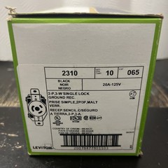Leviton 2310 L5-20R Lot Of 10 BRAND NEW