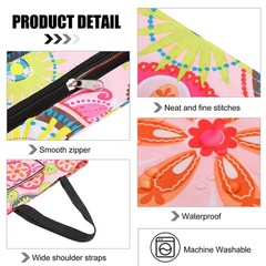 Woanger 4 Pcs Reusable Shopping Bags Washable Large, As Picture Shown