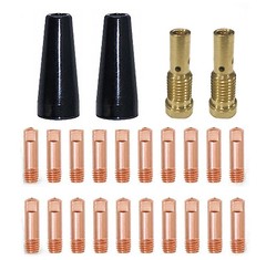 24PK Flux Core Gasless Nozzle Diffuser Tip kit For Century 80 GL & Century FC90