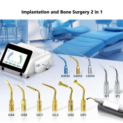 AZDental 2in1 Piezo Surgery Bone Cutter System/Surgical Implant Motor System LED