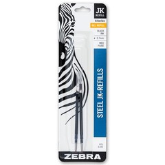 ZEBRA G301, G750 JK Refills 88112, Black Gel Ink, 6 Packs, FREE Shipping
