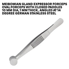 6 Pcs Meibomian Gland Expressor Forceps Kit Ophthalmic Instruments German Grade