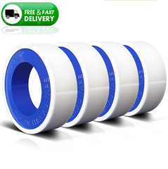 VOTMELL 4 Rolls 1/2 Inch(W) X 520 Inches(L) Teflon Plumbers Tape,Pipe Sealing &